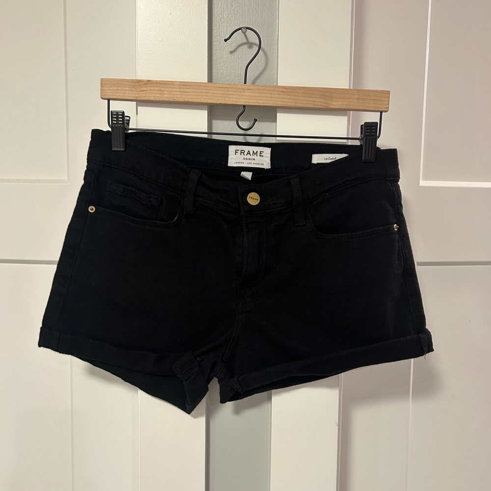 Frame Denim Women's Dark Jean Shorts